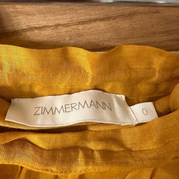 Zimmermann Teddy Scallop Ruffle Skirt Size 4 - Picture 12 of 12